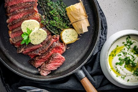 das perfekte Steak mit Whisky Butter