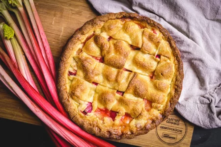 Erdbeer-Rhabarber-Kuchen