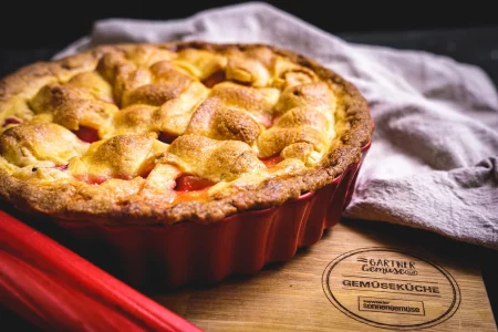 Rhabarber-Erdbeer-Kuchen