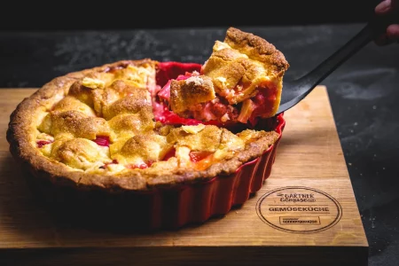 Rhabarber-Erdbeer-Kuchen