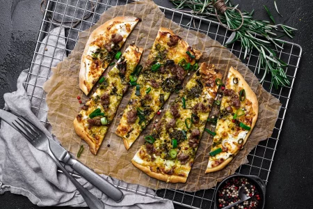 Salsiccia Flammkuchen