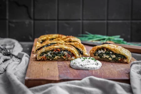 Spinatstrudel-Rezept mit Feta