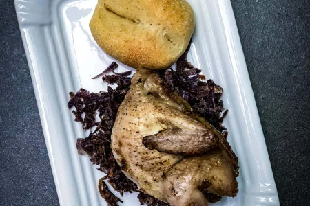 Zitronen-Wachtel mit Rosmarin