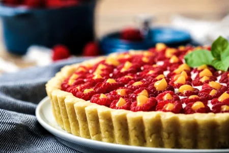 Himbeer-Vanille-Tarte