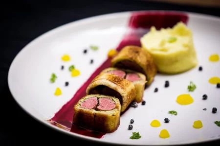 Lammfilet im Tramezzinimantel