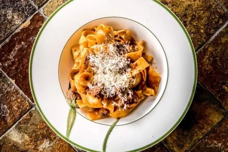 entenragout mit pappardelle