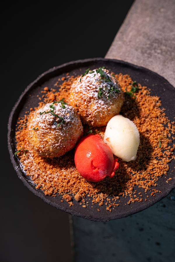 Erdbeer Topfenknödel